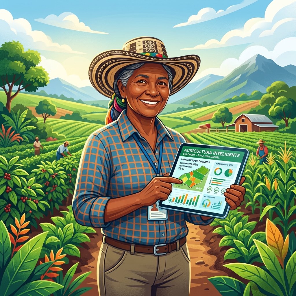 Agricultor estudiando